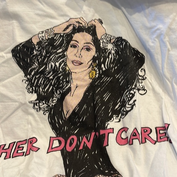 Gildan Cher concert shirt don’t care t shirt by sina sparrow - Picture 7 of 9